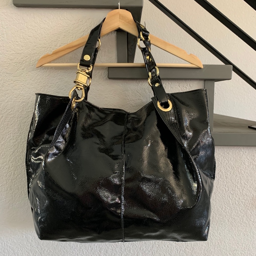 Steven by Steve Madden black Patent leather bag